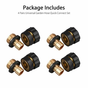 Brass Garden Hose Adapter 1 In Threaded Connector For Irrigation Water Pipe <b>Diverter</b> Splitter With Durable Design - Product Image 5