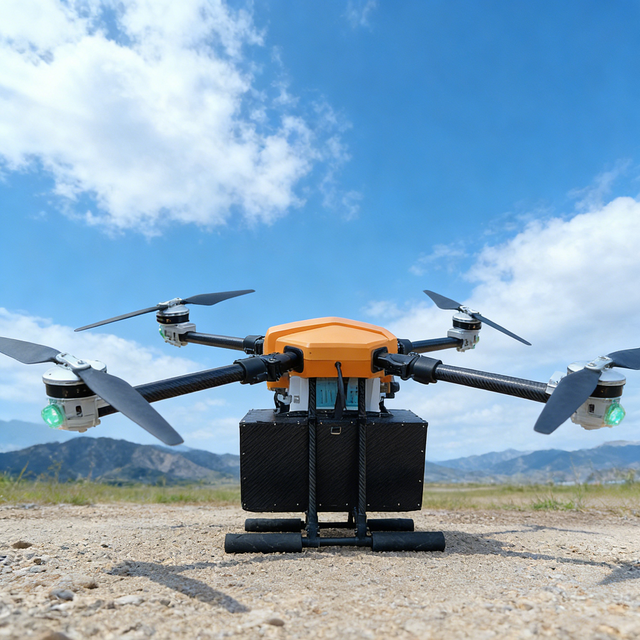 Cargo Drone 15kg Payload X-type Frame Grade 7 Wind Resistance Long Range Obstacle Avoidance for Heavy Lift Commercial Delivery