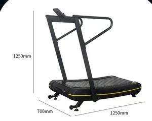 PINJIAN <span class=keywords><strong>Cinta</strong></span> de <span class=keywords><strong>correr</strong></span> de color grafito Máquina para caminar gimnasio curvada <span class=keywords><strong>plegable</strong></span> silenciosa sin energía para el hogar - Product Image 2