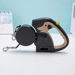 Doble personalizado retráctil cachorro perro mascotas correa de entrenamiento para 2 dos correas dobles con linterna - Product Image 6