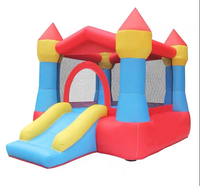 Utilisation familiale petit videur gonflable enfants sautant csatle avec toboggan chine trampoline gonflable à vendre