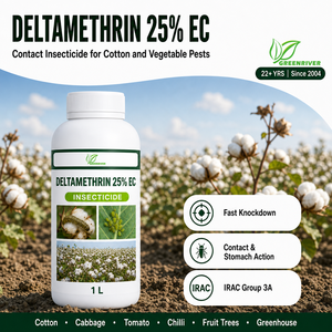 GREENRIBER Deltametrina 25% EC <span class=keywords><strong>Insecticida</strong></span> CAS 52918-63-5 IRAC Grupo 3A Piretroide Canal de Sodio - Product Image 1