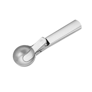 Stainless Steel Ice Cream Scoop Ball Scoop Easy Release Household Fruit Scoop Manual Tool - Product Image 4