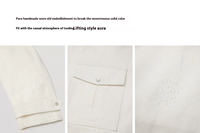 Doudoune en duvet d'oie blanche longue personnalisée 90 Parker tissu de doublure en nylon résistant au duvet pour vestes en duvet