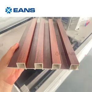 Plastic Fluted Wall Panel Making Machine / WPC Wall Panel Production Line