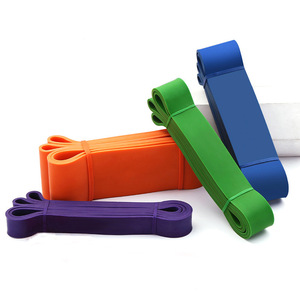 Ensemble de bandes de résistance ajustables pour fitness, bandes de résistance longues personnalisées pour les hanches, boucles de yoga, bandes élastiques d'exercice, Theraband, vente en gros de bandes de résistance pour la gym - Product Image 1
