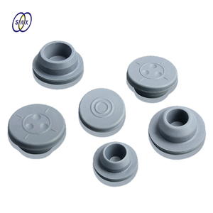 Divers bouchon en caoutchouc gris butyle personnalisé bouchon en caoutchouc utilisé pour la petite bouteille en verre flacon en verre récipient en verre pharmaceutique - Product Image 3