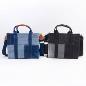 HONOUR ME primavera ed estate borsa Tote in <span class=keywords><strong>jeans</strong></span> Design Denim borsa a tracolla moda borsa personalizzata da donna Tote Bag - Product Image 1