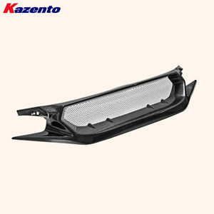 Pour Honda Civic Type R FK8 JS 2017 et modèles suivants, calandre avant en carbone (FC1/FK7 nécessitant une découpe) - Product Image 2