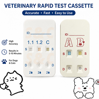 Tests rapides combinés SC Biotech pour chiens, diagnostic vétérinaire CDV/CPV Ag, test canin CDV Ag