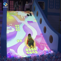Système de projection interactive au sol pour enfants : jeu de projecteur de diapositives AR pour aire de jeux