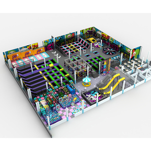 Fabricant de trampolines conçu en Pologne, <span class=keywords><strong>trampoline</strong></span> intérieur de grande taille de 2070 mètres carrés et parc de trampolines commercial en Pologne - Product Image 3