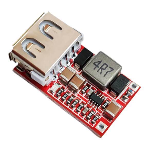 High Efficiency 97.5% DC DC Buck Module Car USB Charger Board 6-24V 5V3A for Mobile Phones Mobile Phone Charging ICs Product