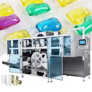 Polyva automatic detergent pod making colors filling price multi-function packing laundry pods manufacturing machine