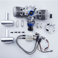 Moteur à essence bicylindre 70cc à deux temps pour accessoires de drones à aile rotative, personnalisable