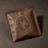 Sachets d'emballage pour thé en vrac, recyclables, blancs mats, imprimés, thermosoudés, pour sachets individuels de thé aux herbes