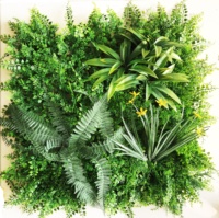Feuillage artificiel anti-Uv personnalisé clôture mur vert système décoration fournitures tapis de haie jardin vertical