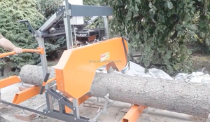 RIMA SAW MILLガソリンポータブル製材所4pcsフレーム付き高速切断機械木材切断機ログプロセッサ - Product Image 4