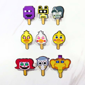 Marqueur de balle de golf en métal personnalisé avec logo, prix d'usine, vente en gros, épinglette en émail doux personnalisée avec des capuchons en caoutchouc - Product Image 5