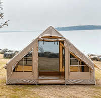 En stock, expédition rapide, nouvelle tente de camping quatre saisons 2026, 6,3 m², tissu Oxford 300D, imperméable, gonflable, familiale, une chambre