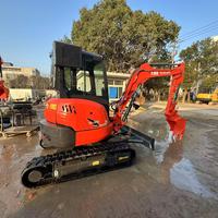 Excavatrice sur chenilles d'occasion de 3,5 tonnes, moteur Kubota U35 haute efficacité
