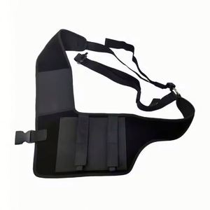 Funda táctica universal ajustable de neopreno para el pecho y axila con bolsa para teléfono celular, funda oculta para pistola de hombro - Product Image 1