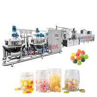 Nouvelle ligne de production de bonbons gélifiés entièrement automatique avec technologie de contrôle par PLC |   Haute efficacité et grande production