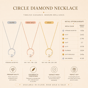 Elegant Womens Minimalist Circle Pendant <b>Necklace</b> <b>Delicate</b> Chain Fashion Jewelry Simple Daily Wear Gift For Women Modern Stylish - Product Image 2