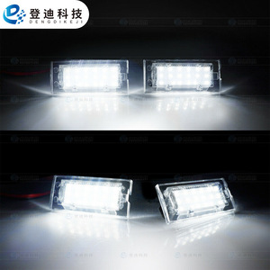 หลอดไฟ LED สำหรับป้ายทะเบียน Dengdi Tech 12V สีขาว ฝาครอบใส สำหรับ BMW E83 X3 E53 X5 PZ143 - Product Image 1