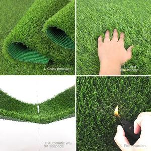 Gazon artificiel de loisirs pour terrain de golf, 20 mm de hauteur, en plastique, vert, en soie bouclée, tapis de gazon, garde-corps antidérapant, haute densité - Product Image 2