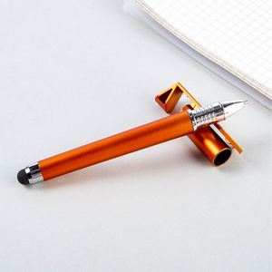 <b>Wholesale</b> Custom Logo Advertising Black Ink Gel <b>Pens</b> <b>China</b> Manufacturer's Stylish Phone Holder Promotional Plastic <b>Pens</b> - Product Image 4