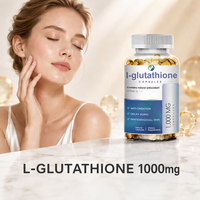 Ausreson L-glutathion en gélules, supplément de collagène vitaminé pour le blanchiment de la peau, Halal, OEM, 500mg, 1000mg, capsules de L-glutathion en gélules