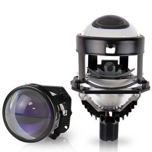 Faro Delantero Bi-LED Láser de 60W, 6500K, Resistente al Agua, de 2.5 Pulgadas, H4, 6000 Lúmenes, Universal, Bombillas para Faros Delanteros de Automóvil - Product Image 1