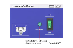 <span class=keywords><strong>Nettoyeur</strong></span> à ultrasons portable domestique <span class=keywords><strong>1L</strong></span> pour laver le matériel de prothèse dentaire de brosse à dents de bijoux - Product Image 5