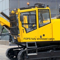 Foreuse hydraulique haute performance pour mines, machine de forage de puits, équipement minier de forage à 28 m de profondeur, couple de rotation de 3300 Nm