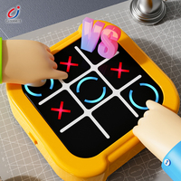 Jeu de société éducatif interactif électronique Tic-tac-toe créatif pour enfants, jeu de raisonnement logique en plastique Chengji
