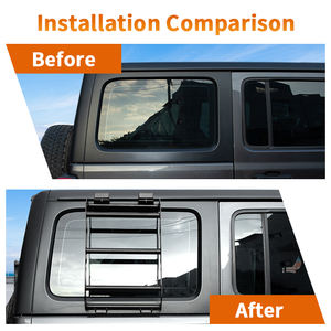 Tangga ekstensi jendela belakang mobil, untuk Jeep Wrangler JL 2018 2019 2020 + aksesori eksternal mobil - Product Image 4