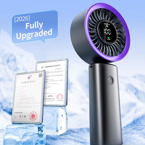 Ventilador de Escritorio Plegable de Alta Velocidad, Mini Ventilador de Aire para Oficina, Ventilador Portátil para Exteriores con Pantalla Digital, Venta al Por Mayor - Product Image 1