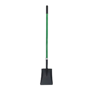 Bêche de jardin carrée en acier Buffalo, robuste et légère, pour le bricolage, avec manche durable en fibre de verre et poignée antidérapante en H - Product Image 1