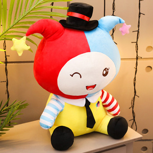 Peluche Clown Colorée Adorable avec Logo Personnalisé, Jouet Doux en Peluche Clown, Cadeaux pour Enfants, Fête, Décoration Maison - Product Image 3