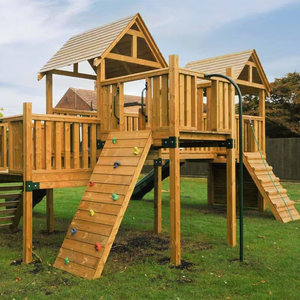 Équipements de jeux d'extérieur en gros, décorations de jardin, grands équipements de divertissement extérieurs, châteaux et toboggans en <span class=keywords><strong>bois</strong></span> - Product Image 4