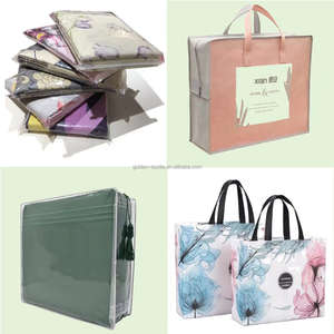 En promotion : Housse de <span class=keywords><strong>couette</strong></span> et ensemble de literie de luxe moderne en microfibre imprimée motif végétal 200TC personnalisable pour l'été - Product Image 4