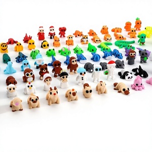 Bolsa Sorpresa de Juguetes de Animales Impresos en 3D de PLA, Multicolor, para Niños, Temática Safari, Divertidos Modelos de Dibujos Animados para Paisajes, Recuerdos de Fiesta, ¡Oferta Caliente! - Product Image 1