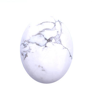 Pierre de massage ovale en pierre de savon de cristal naturel, pierre de spa, compresse chaude, pierre de paume, pierre de jade, pièce à poignée, pierre énergétique, motif rayé - Product Image 3