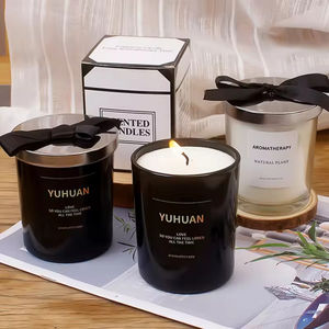 เทียนหอมอโรมาเธอราพีจากถั่วเหลือง ทำมือ สไตล์โมเดิร์น กลิ่นหอมจากน้ำมันหอมระเหย สำหรับคริสต์มาส งานแต่งงาน วันเกิด - Product Image 4