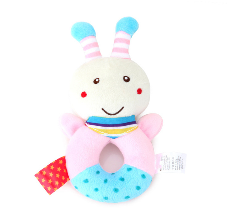 Baby Plush Cute Animal Educational Toy Handbell