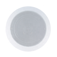 Haut-parleur coaxial de plafond de 6 pouces 15w/7.5w 100V à montage encastré en ABS, économique, personnalisation du logo OEM ODM, vente en usine