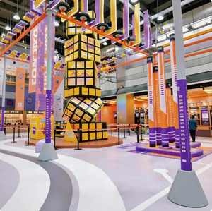Parc <span class=keywords><strong>de</strong></span> trampolines intérieur clé en main personnalisé avec toboggan à grande vitesse et piscine à balles pour enfants et <span class=keywords><strong>adultes</strong></span>, <span class=keywords><strong>aire</strong></span> <span class=keywords><strong>de</strong></span> <span class=keywords><strong>jeux</strong></span> d'aventure - Product Image 4