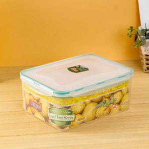 Food Storage <b>Container</b> Rectangle Clip On Lid Airtight For <b>Refrigerator</b> Freezer Multi Size - Product Image 2