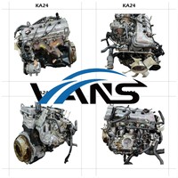 Moteur à essence japonais d'occasion véritable 2.4L KA24 KA24 F45 KA24DE Assy avec faible kilométrage pour accessoires de pièces de camion Nissan